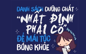 7 dưỡng chất cần thiết cho một mái tóc chắc khoẻ