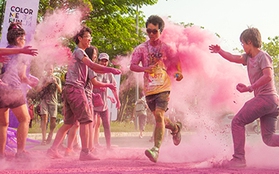 Những thú vị không thể bỏ qua trên đường đua Color Me Run