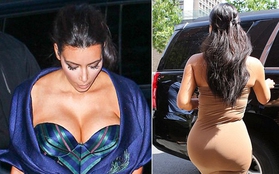 Kim Kardashian liên tục gây choáng với thân hình "ngồn ngộn"