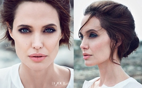 Angelina Jolie đẹp mê hồn trên tạp chí, muốn ngừng đóng phim