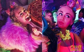 Miley Cyrus quậy tưng bừng mừng sinh nhật 22 tuổi cùng bạn trai