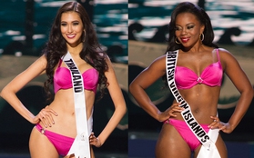 Hoa hậu Hoàn vũ 2015: Dàn thí sinh khoe body gợi cảm với bikini