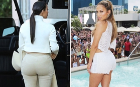 Kim Kardashian bẽ bàng vì bị vòng 3 của Jennifer Lopez "đánh bại"