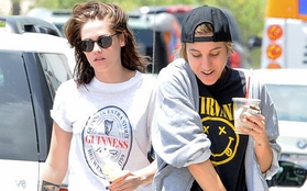 Kristen Stewart diện đồ tomboy xuất hiện cùng "bạn gái tin đồn"