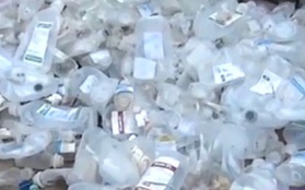Bộ Y tế truy hộp nhựa làm từ rác thải y tế còn dịch