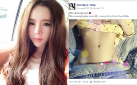 “Hot girl dao kéo” Vân Tokyo đang mang bầu tháng thứ 5