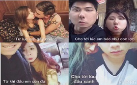 Loạt clip "đốn tim" của các cặp đôi Việt trong trào lưu "Bao lâu chia tay"