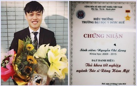 "Con nhà người ta" Nguyễn Chí Long tốt nghiệp thủ khoa ĐH và giành học bổng tiến sĩ tại Nhật 