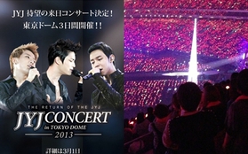 3 đêm diễn lịch sử của JYJ tại "thánh đường" Tokyo Dome