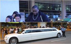 "Bé bự" Sean Kingston được đón bằng Limousine khi đến Việt Nam