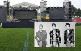 Khán giả không được mang giày cao gót vào concert JYJ tại Việt Nam