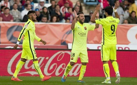 Almeria 1-2 Barcelona: Thắng chật vật