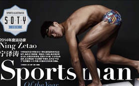 Hot boy bơi lội Ninh Trạch Đào khoe thân trên bìa tạp chí Sports Illustrated