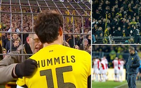 Sao Dortmund trèo lên tận khán đài để xin lỗi CĐV sau trận thua mất mặt