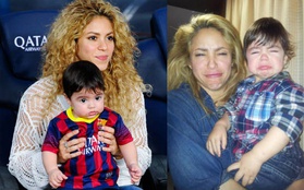 Shakira khoe clip dạy con trai đọc chữ siêu dễ thương
