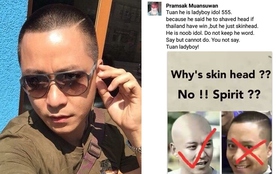 Fan Thái Lan không thỏa mãn sau khi Tuấn Hưng "cạo đầu"