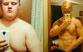 Chàng trai giảm 58kg, từ béo phì lột xác thành 6 múi vì con