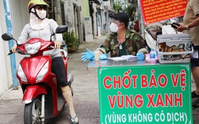 Cận cảnh những chốt bảo vệ "vùng xanh" ở Sài Gòn: Ngăn dịch bệnh từ bên ngoài xâm nhập vào