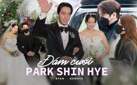 Siêu đám cưới Park Shin Hye: Cô dâu chú rể hôn nồng cháy, Hong Ki hát nhạc phim The Heirs, Lee Min Ho, Kim Bum và dàn sao khủng lộ diện