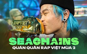 Hành trình từ thí sinh 3 nón vàng đến ngôi vị Quán quân xứng đáng của Seachains tại Rap Việt mùa 2!
