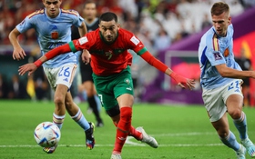 TRỰC TIẾP Morocco 0 - 0 Tây Ban Nha: Bò tót bế tắc