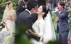 Toàn cảnh đám cưới Jang Nara: Cô dâu lộng lẫy hôn chú rể, tài tử Lee Sang Yoon và Yong Hwa (CNBLUE) lộ clip gây sốt