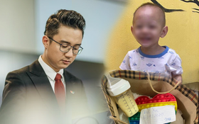 Chia sẻ chạnh lòng của MC Sơn Lâm về cháu bé 2 tuổi bị bỏ rơi ở Hà Nội, bên cạnh có giỏ đồ và bình sữa ấm