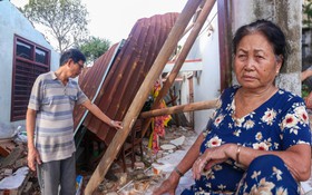 Lâm cảnh “màn trời chiếu đất” sau đêm “chạy” bão Noru