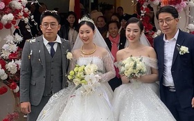 Đám cưới hai cô dâu, hai chú rể tại Nghệ An gây "bão": Hoàn thành tâm nguyện của bố