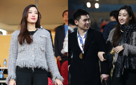 Hoa hậu Đỗ Mỹ Linh: "Vỡ òa khi đội bóng của ông xã giành Siêu cúp"
