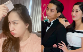 Khánh Thi biểu cảm hờn dỗi khi nhận quà từ Phan Hiển, nói một câu lạnh sống lưng