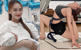 Nhã Phương "flex" vóc dáng sau khi sinh con, 1 đặc điểm khiến hội mẹ bỉm trầm trồ