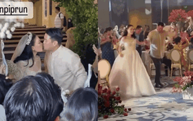 Khoảnh khắc hiếm của Linh Rin - Phillip Nguyễn trong hôn lễ: Cặp đôi cùng khiêu vũ, chú rể xúc động hôn cô dâu