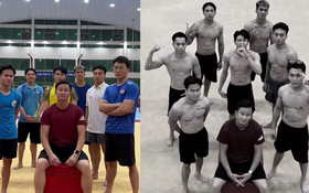 Dàn cực phẩm của tuyển thể dục dụng cụ biến hình, ai nấy đều lộ cơ bắp cuồn cuộn
