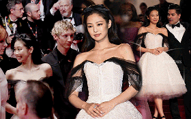Jennie như công chúa trên thảm đỏ LHP Cannes