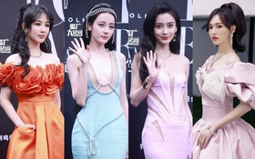 Thảm đỏ đêm từ thiện Bazaar: Nhiệt Ba - Angela Baby gợi cảm so kè Dương Tử khác lạ