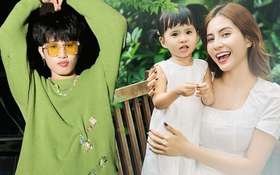 Con gái Jack như "bản sao" của bố, mới 2 tuổi đã làm mẫu nhí
