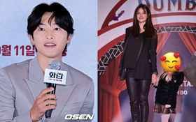 Song Joong Ki lần đầu dự sự kiện sau khi lên chức bố, đích thân nói về tin bà xã người Anh có con riêng