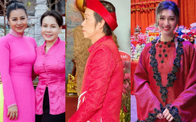 NS Hoài Linh lộ diện ở đền thờ Tổ 100 tỷ, Nam Thư cùng dàn sao tham dự ngày 1 giỗ Tổ ngành sân khấu