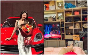 Bên trong căn hộ của Tân Hoa hậu Bùi Quỳnh Hoa: Túi hiệu không có chỗ cất, để lộ một thú chơi “ngốn” tiền