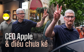 2 ngày CEO Tim Cook ở Việt Nam sao mà dễ thương: Mặc đúng một kiểu quần áo, thấy ai cũng chào, "đặc sản" tắc đường cũng không làm vị lãnh đạo bớt đúng giờ!