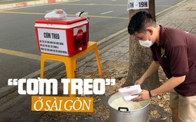 Người Sài Gòn “kỳ lạ” treo cơm khắp nơi: Cô bán vé số, chú đánh giày khỏi lo bữa ăn