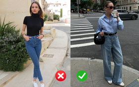 3 kiểu quần jeans mấy nàng sau 30 nên tránh nếu muốn mặc dễ đẹp và tôn dáng