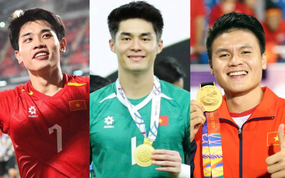 Hotboy Đình Bắc, Trung Kiên cạnh tranh Quả bóng Vàng với Quang Hải