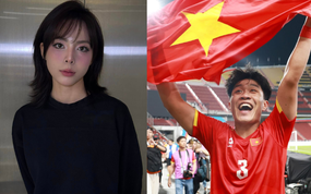 Lý Đức "thả thính" hotgirl bắn súng Phí Thanh Thảo cực mượt ngay trước trận tứ kết châu Á U23 Việt Nam vs U23 UAE