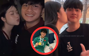 Thủ môn hotboy Cao Văn Bình U23 Việt Nam đã có bạn gái xinh xắn, tình cảm cỡ này, hội fangirl "bít cửa"