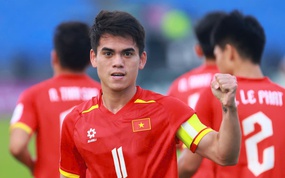 "Cái chân trái ma thuật" của Khuất Văn Khang khiến lưới U23 Kyrgyzstan rung lên bần bật