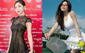 Từng là nàng WAG hot nhất làng bóng đá, Nhật Lê nay chơi pickleball vẫn nổi bần bật nhờ nhan sắc xinh đẹp chuẩn hotgirl