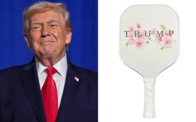 Pickleball quá hot, Tổng thống Donald Trump "lấn sân" bán vợt, giá gần 5 triệu đồng nhưng trông "chẳng có gì đặc biệt"!