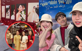 Hoà Minzy về quê ăn cưới em gái Văn Toàn, bị trêu là "em dâu hụt"